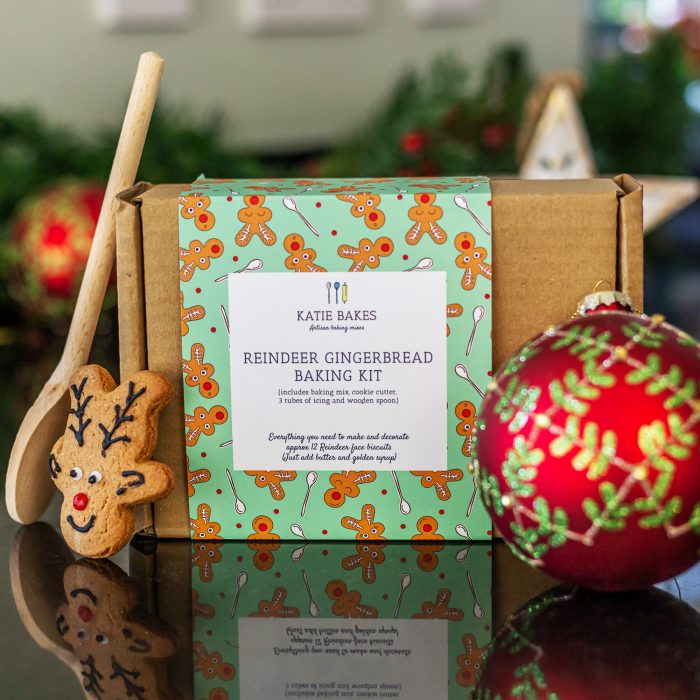 Christmas Reindeer Gingerbread Baking Kit Gift Box