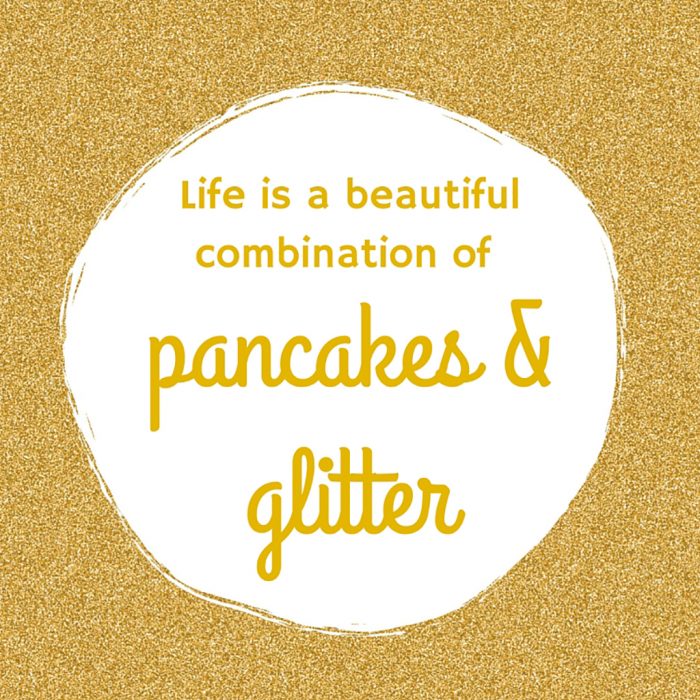Pancake and Glitter gift card