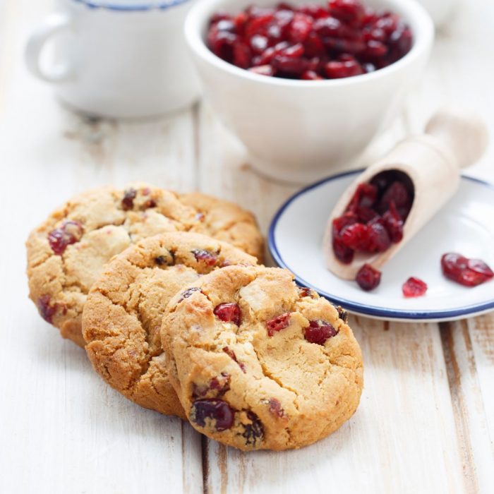 What chocolate and cranberry cookies
