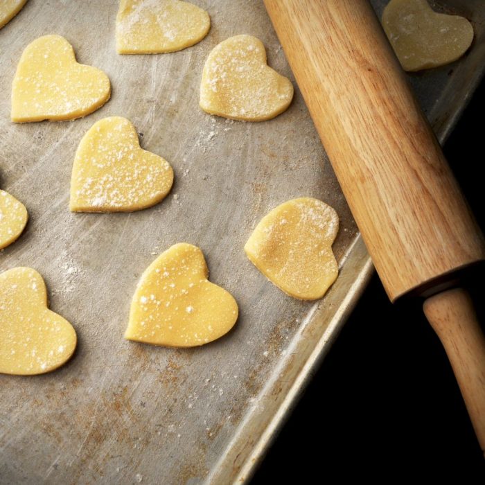 shortbread biscuit hearts