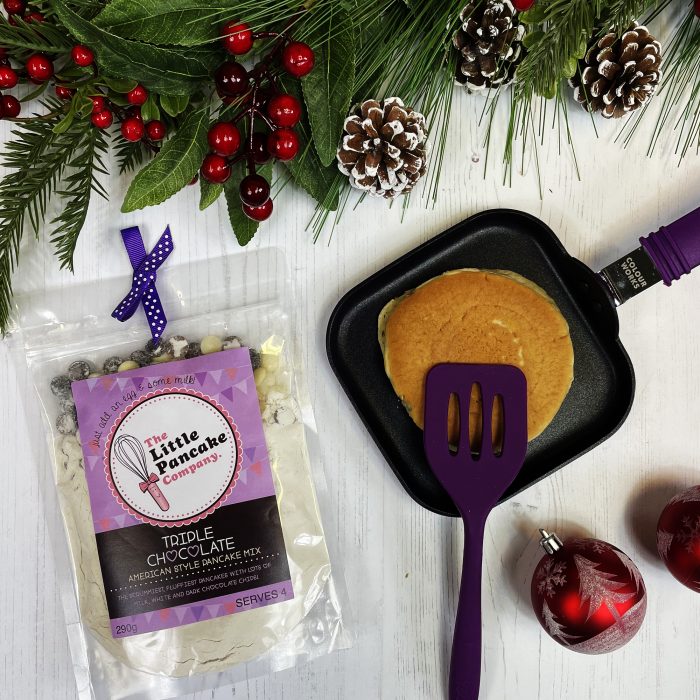 purple pancake pan set